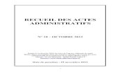 RECUEIL DES ACTES ADMINISTRATIFS · 2013. 11. 25. · N° 10 – OCTOBRE 2013 Depuis le 1er janvier 2010, les actes de l'agence régionale de santé Rhône-Alpes sont publiés dans