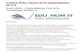 Lettre Édu Num Arts plastiques N°23 — Arts Plastiquesartspla-site-austral.ac-reunion.fr/wp-content/uploads... · 2019. 11. 22. · dʼavant-garde au vingtième siècle. Elles