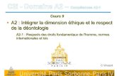 C2i - Domaine A2 – Compétences A2-1lalic.paris-sorbonne.fr/PAGESPERSO/atanassova/lfa/docsup/...C2i - Domaine A2 – Compétences A2-1 A2 : Intégrer la dimension éthique et le