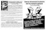 prisonniers politiques Semaine internationale de solidarité (du au … · 2015. 3. 28. · Vendredi 10 avril 2015 19h : Soirée de lancement de la Semaine de solidarité avec les