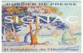 SIGNAC Dossier de presse - Fondation de l'Hermitage...Degas, Claude Monet et Camille Pissarro. Signac a quinze ans et fait un croquis d’après Degas. Il se fait mettre à la porte