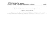 Rapport du Commissaire aux Comptes - WHO · 2013. 5. 2. · 1. Le présent rapport du Commissaire aux Comptes sur la vérification des opérations et des états financiers de l’Organisation