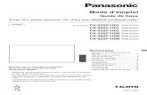 Mode d’emploi - Panasonic · 2020. 11. 2. · instructions concernant son mode opératoire et son entretien. AVERTISSEMENT : Pour éviter tout dommage pouvant entraîner un incendie