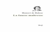 La Bibliothèque électronique du Québec - Honoré de Balzacbeq.ebooksgratuits.com/balzac/Balzac_08_La_fausse_maitre... · 2016. 1. 25. · La fausse maîtresse Édition de référence
