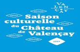CONCERTS culturelle · 2019. 4. 25. · 1 Saison culturelle du Château de Valençay 2019 RENDEZ-VOUS CONCERTS SPECTACLES LECTURES EXPOSITIONS