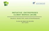 INITIATIVE ENTREPRISES CLIMAT MAROC (IECM) · 2017. 3. 29. · 1 initiative entreprises climat maroc (iecm) enjeux, objectifs, axes stratÉgiques plan de mise en Œuvre 2017-2018