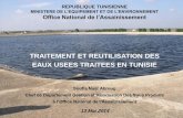 Traitement et réutilisation des EUT · 2016. 6. 13. · Le traitement des eaux usées Programmes futurs 5- Programme de contrôle de la qualité des E.U et E.U.T En plus des outils