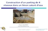 Construction d’un parking de 4 niveaux dans un limon saturé …sbgimr-bvigrm.be/wp-content/uploads/2017/03/08-SBGIMR... · 2017. 3. 22. · Radier soumis à de fortes sous-pressions