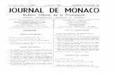 ANNÉE — JOURNAL DE MONACO...du 1 novembre 1962 (p. 28). Circulaire n 63--04 du 3 janvier 1963 précisant les halte-mous minima mensuels des prOfesseurs de l'enseigne- nient libre,