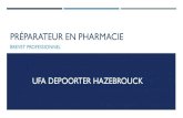 Préparateur en pharmacie - Lycee Depoorter · 2021. 2. 10. · FONCTIONS DU PREPARATEUR EN PHARMACIE. Accueil, conseil de la clientèle et participation aux soins de premiers secours.