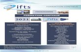 2021 IFTS catalogue FORMATION - IFTS, Institut de la ... IFTS... · Lecture pas à pas des Normes de tous secteurs industriels Agro-alimentaire, Boissons, Vins Chimie, Cosmétique
