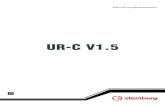 UR-C V1.5 Supplementary Manual - Steinberg...modifications de conception La conception de l'IUG a été affinée et est compatible avec HiDPI, ce qui garantit une meilleure visibilité