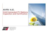 Grid Connected PV Stations Inspection and Certification · 2019. 8. 2. · IEC 60364-6:2007, IEC60364-7-712:2005 The services are provided in line with a comprehensive inspection