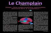 Négo : Nos organisations nationales devront être à la hauteur...e Champlain du Syndicat de Champlain (CSQ) Vol. 27 no. 1 - 5 septembre 2019 Négo : Nos organisations nationales
