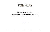 Nature et Environnement - Media Animationdont le cinéma part à la conquête des paysages, qui explorera les fonctions narratives de la nature au cinéma et approfondira la question