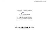 Livret Utilisateur - Objenious · 2020. 2. 6. · Ce document constitue le livret utilisateur du produit LORA SENSOR SICONIA C1 ATGHMP868. Il se compose d’une présentation du matériel,