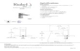 Sp£©cifications 2020. 11. 7.¢  Single hole lavatory faucet QAS01 * Specifications Descriptions Drilling