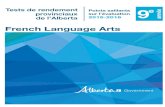 French Language Arts - Alberta 2021. 5. 6.¢  1 Le test de rendement de French Language Arts 9e ann£©e