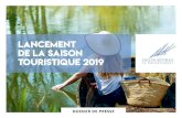 lancement de la saison touristique 2019 · 2019. 4. 12. · le tourisme événementiel (mise en réseau de manifestations culturelles, ... Département s’est engagé dans un ambitieux