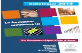 Catalogue 2019 - Copie · 2019. 2. 6. · Le projet associatif : feuille de route de mon association sportive But général Objectifs Public DATE ET LIEU 07/03 et 14/03/2019 à Cabriès