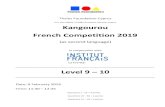 Kangourou French Competition 2019 - Thales Foundation...2. Tamisez la farine avec la levure chimique et ajoutez-les. Ensuite,incorporez l’huile d’olive. 3. Beurrez un moule de