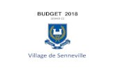 PR SENTATION BUDGET 2018.pptx) · 2018. 2. 2. · PROGRAMME TRIENNAL D’IMMOBILISATIONS 2018-2019-2020 VILLAGE DE SENNEVILLE | 2018-01-22 9 Budget courant Services PTI Transfert