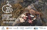 2018-2020...2020/02/26  · 4 Documenter les enjeux prioritairesqui permettront de mieux valoriser nos ressources alimentairescomestibles du St-Laurent Développer et piloter deux