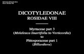 ROSIDAE VIII - University of Sydney · 2020. 1. 19. · ROSIDAE VIII _____ Myrtaceae part 3 (Melaleuca linariifolia to Verticordia) to Pittosporaceae part 1 (Billardiera) Herbarium