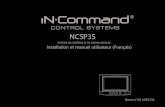 NCSP35 - iN•Command€¦ · Seulement pour les adultes. L’application mobile, l’écran de commande ou le module de commande ont été conçus seulement pour les adultes et ne