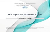 Rapport Financier Financier 2020(1).pdf1 République Tunisienne Instance Nationale des Télécommunications ----- ----- Observatoire de l’INT Rapport Financier 1 Année 2020 Mars