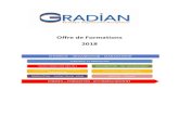 Offre de Formations 2018 - Gradiangradian.com/wp-content/uploads/2018/01/CATALOGUE... · Loffre de formation Gradian P 4 2. Référentiel de compétences des modules de formation/accompagnement