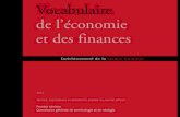 Vocabulaire de l’économie et des finances · 2013. 2. 22. · Vocabulaire de l’économie et des finances 2012 Termes, expressions et définitions publiés au Journal officiel