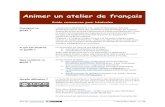 Animer un atelier de français · 2019. 11. 6. · ASSIMIL dont Le français pour les arabophones sont disponibles (voir ci-après). Carte de ... Le français pour les arabophones.