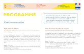 PROGRAMME - Château de Chambord · 2017. 9. 8. · PROGRAMME . Visites exceptionnelles de l’exposition ... -info : point d'accueil spécial JeP au RDC du château). Prière de
