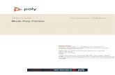 Mode Poly Partner - Polycom SupportLa Bibliothèque de documents Polycom contient une documentation de support des produits, services et solutions actifs. La documentation s’affiche