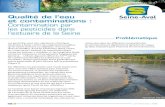 Contamination par les pesticides dans l'estuaire de la Seine...Contamination par les pesticides dans l’estuaire de la Seine Situation Des sources pas uniquement agricoles Les statistiques
