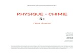 PHYSIQUE - CHIMIE 4 · 2021. 3. 16. · — 4 Cned, Physique - Chimie 4e Unité 7 — séance 1 air méthane tuyau injecteur zone de mélange air-méthane Fig. 2 Exercice 1 Le mélange
