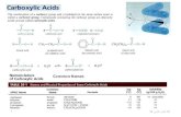 ،يناثلانوناكun.uobasrah.edu.iq/lectures/17623.pdfcarboxylic acid carboxylate ion H—C—O—H tbrrnk acid propionie acid (an acid) acid (an aromatic ackl) C=O stearic