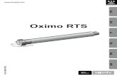 Oximo RTS 5005319C01...4.3.1 Avec verrous et avec butées sur lame ﬁnale Lorsque le volet roulant est équipé avec des verrous (F) et avec des butées sur la lame ﬁnale (G), les