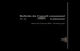 Bulletin du Conseil communal Lausanne...2017/12/22  · 126e année 2011-2012 – Tome II 1 Bulletin du Conseil communal de Lausanne Séance du 17 janvier 2012 10e séance publique