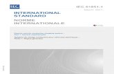 Edition 2.0 INTERNATIONAL STANDARD NORME ......61851-1 Ó IEC:2010 – 35 – Table A.2 – Vehicle control pilot circuit values and parameters (see Figures A.1, A.2) Parameter Symbol
