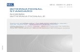 Edition 1.0 2012-03 INTERNATIONAL STANDARD NORME … · 2021. 1. 23. · IEC 60811-201 Edition 1.0 2012-03 INTERNATIONAL STANDARD NORME INTERNATIONALE Electric and optical fibre cables