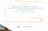 Etude d’impact socio · 2020. 11. 5. · En lien avec la Délégation Midi-Pyrénées de la Fondation du pat imoine, l’éuipe pojet a su éuni le montant escompté de la sousciption