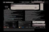 RX-V685 Ampli-tuner Home Cinema · 2020. 9. 13. · Vue arrière Version Titane Spécifications principales Audio Puissance (8 ohms, 20 Hz-20 kHz, 0.09% THD, 2 canaux) Avant D/G 90