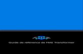 Guide de r©f©rence de FME® Transformer