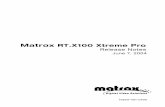 Matrox RT.X100 Xtreme Pro Release Notes