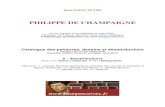 PHILIPPE DE CHAMPAIGNE · 2013. 10. 30. · Philippe de Champaigne/José Gonçalves. Catalogue 6 : Désattributions ; oct. 2013 Page 3 6- DESATTRIBUTIONS. Quatre artistes bénéficient