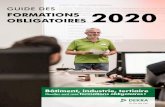GUIDE DES FORMATIONS OBLIGATOIRES 2020 · 2021. 7. 8. · les opérations des deuxième et troisième catégories ; Niveau 3 : aptitude à coordonner les opérations de troisième