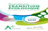Solutions POUR LA · 2020. 5. 7. · ANNUAIRE DES MEMBRES 2019. Issu de la fusion d’Aquitaine Croissance Verte et du Pôle Eco-Industries, le réseau des « Solutions pour la Transition