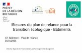 Mesures du plan de relance pour la transition écologique - … · 2021. 1. 22. · Direction régionale de l’environnement, de l’aménagement et du logement 4 21/01/21 Quatre